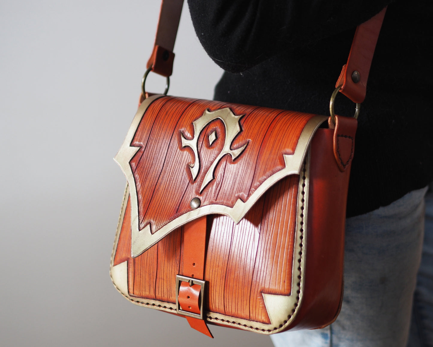 The Horde leather bag - brown version