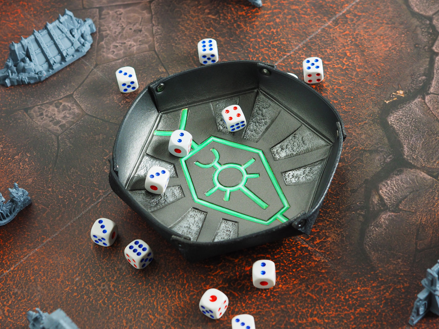 necron dice tray for warhammer 40k